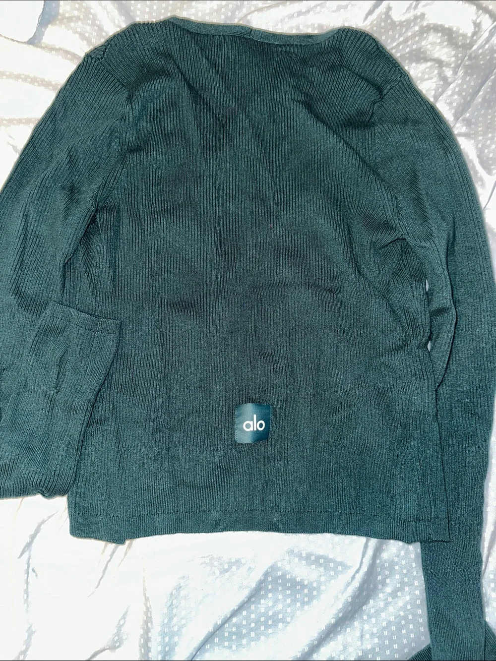 Alo Yoga Salana Clasp Sweater Winter Ivy Size Small
